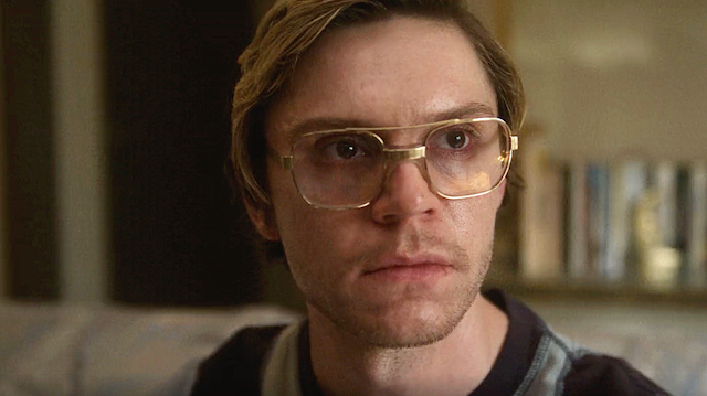 Peter Evans as Jeffrey Dahmer on the TV series Dahmer - Monster: The Jeffrey Dahmer Story Peter Evans as Jeffrey Dahmer on the TV series Dahmer - Monster: The Jeffrey Dahmer Story